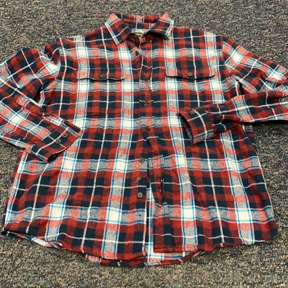 Stanley Checkered Button Down Shirt Sz. M